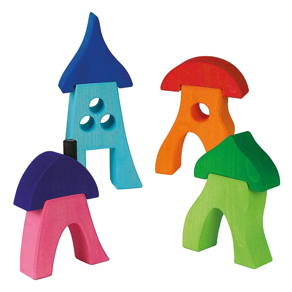 Bauspiel Colourful Dwarf Houses