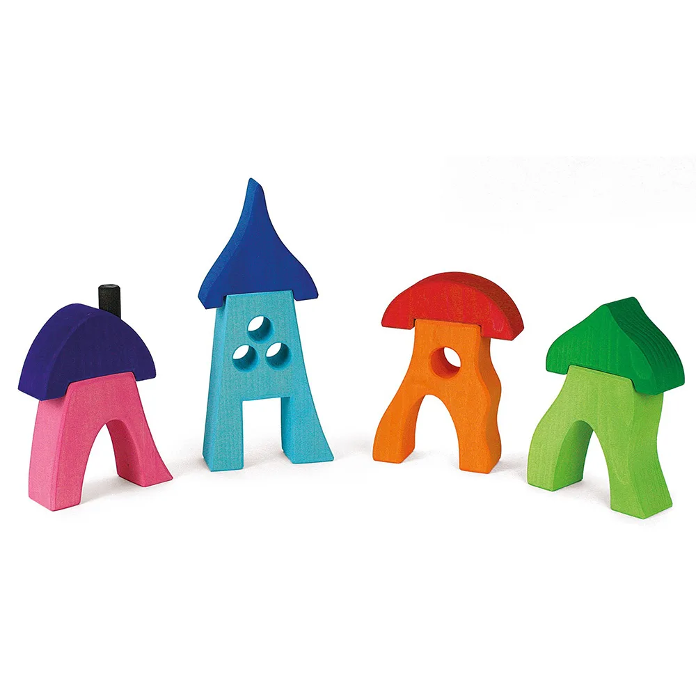 Bauspiel Colourful Dwarf Houses