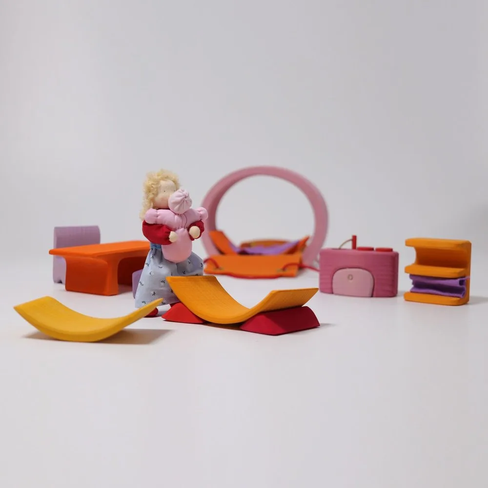 Grimms Pink-Orange-Mobile-Home