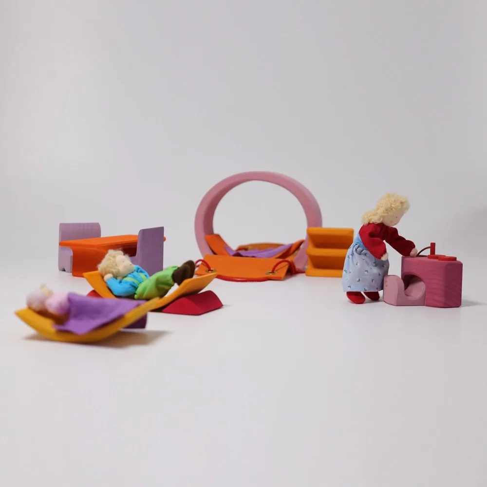 Grimms Pink-Orange-Mobile-Home