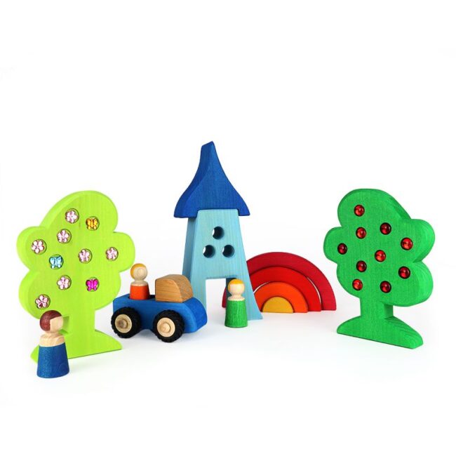 סט עצים ארבעת העונות – Bauspiel