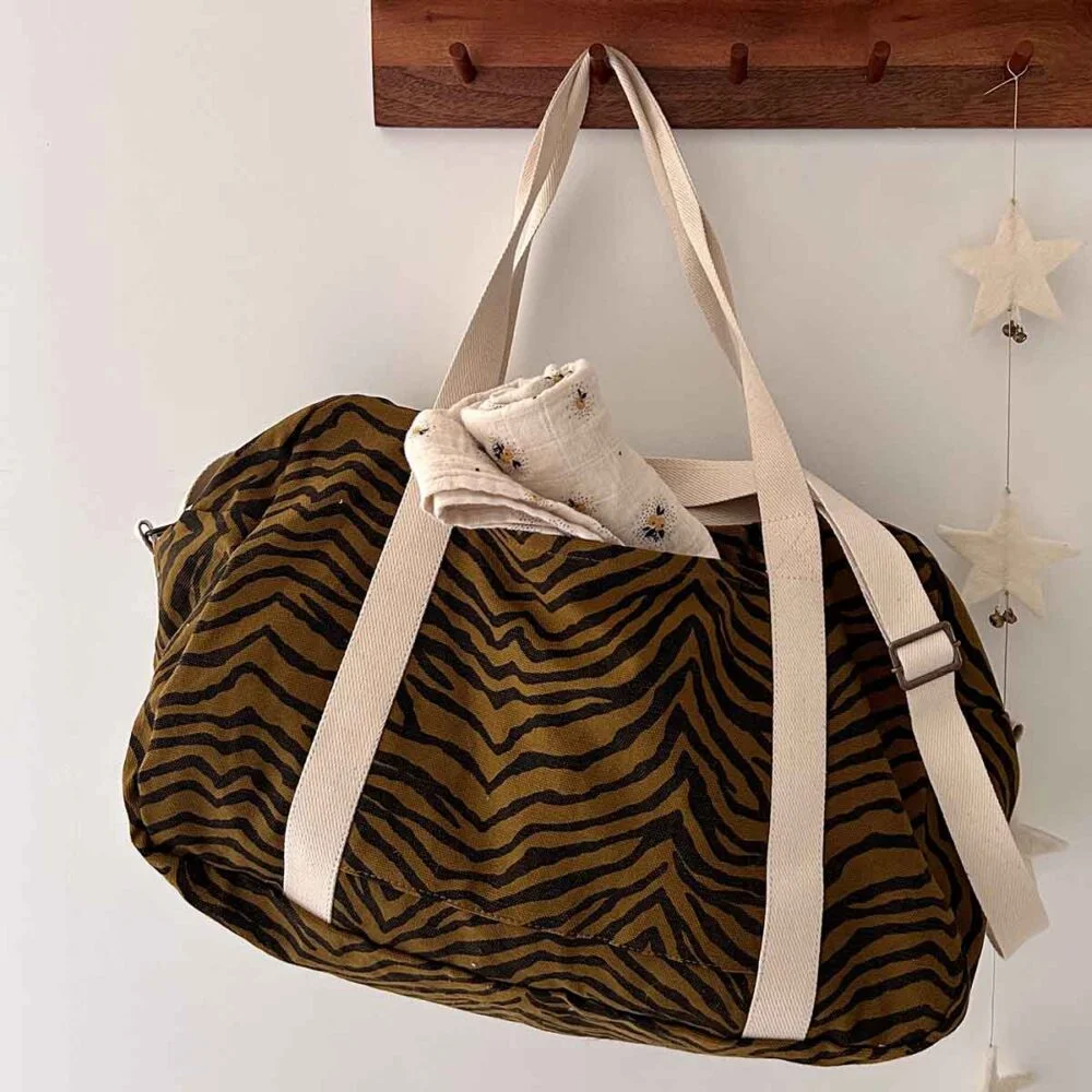 Diaper bag Zebrou Tapenade